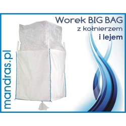 Worek PP BIG BAG z kołnierzem i lejem Worek PP BIG BAG z kołnierzem i lejem